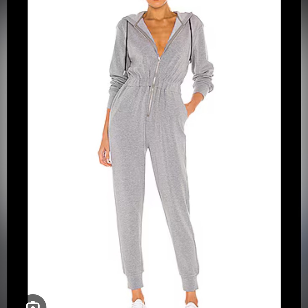 WeWoreWhat Sweat Jumpsuit in Grey
